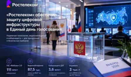 Ростелеком» обеспечил комплексную технологическую поддержку выборов 2026 года: от каналов связи до систем кибербезопасности