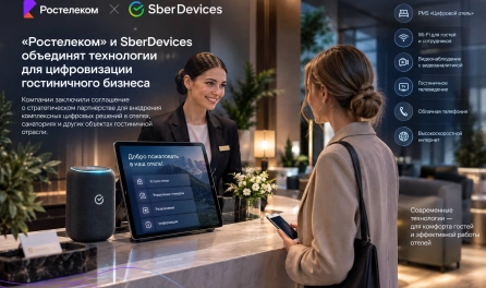 «Ростелеком» и SberDevices внедряют инновационные решения для комфорта в отелях