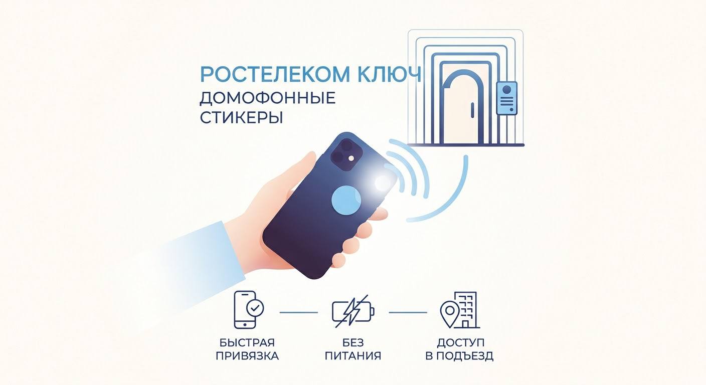 «Ростелеком» внедряет технологию управления умными домофонами с помощью стикеров.